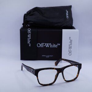 Final Price! Off-White OERJ07D STYLE 7D 6000 Havana Eyeglasses 56mm